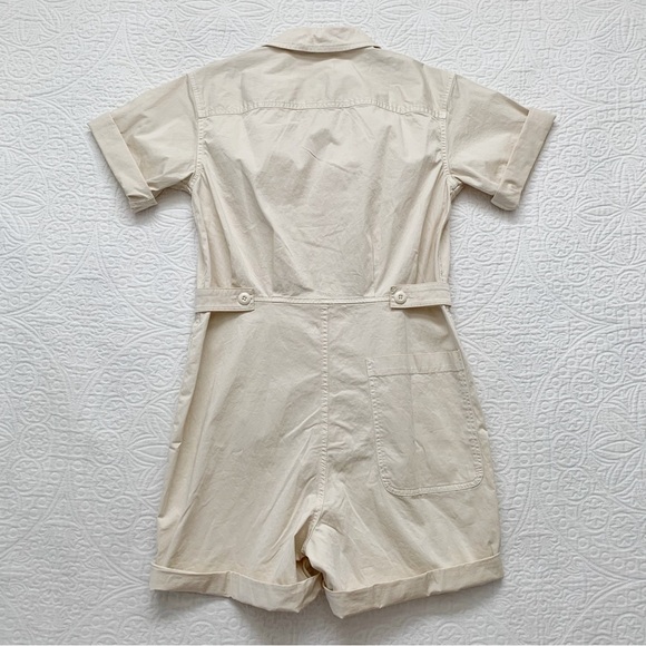 Alex Mill‎ Standard Short Jumpsuit, Oatmilk - Picture 5 of 11